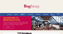 Desktop Screenshot of bogforum.dk