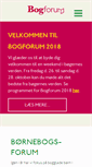 Mobile Screenshot of bogforum.dk